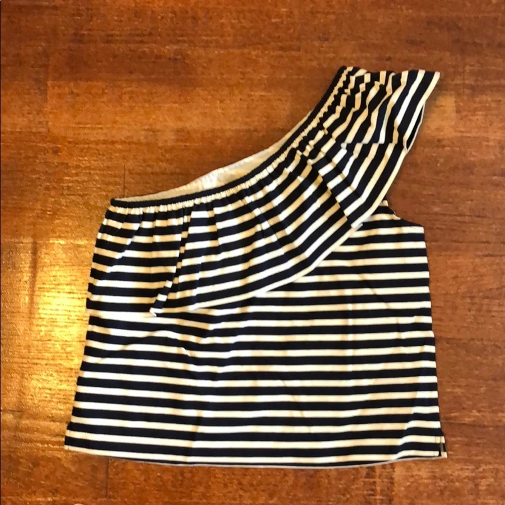 J. Crew One Shoulder Top